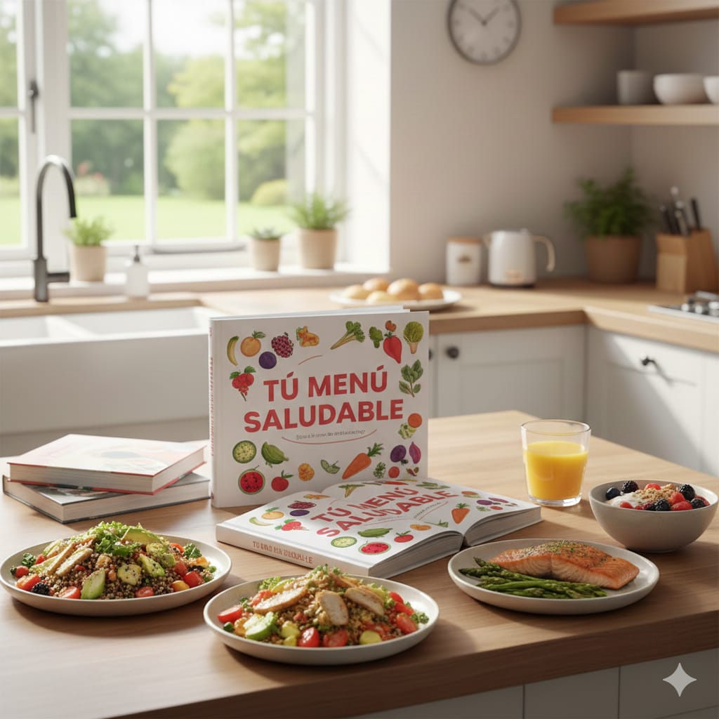 TU MENÚ SALUDABLE + 4 BONUS IMPERDIBLES